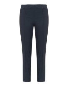 Manon Baptiste Pleated bengaline trousers  Dark-Blue