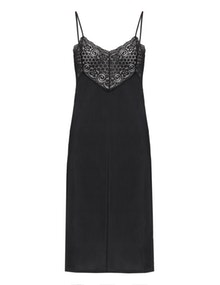 Alice und Jann Lace trim night dress Black