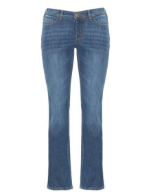 Manon Baptiste Bootcut Karen stone wash jeans Blue