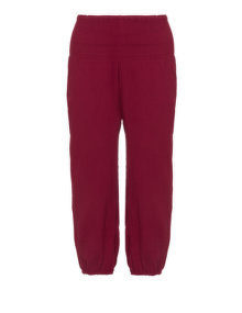 Gozzip Cropped bubble pants Bordeaux-Red