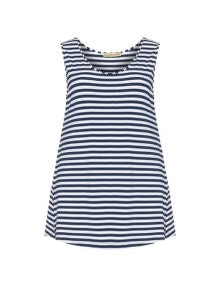 Isolde Roth Paula striped jersey top Dark-Blue / White