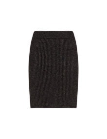 Zizzi Lurex pencil skirt Black / Silver