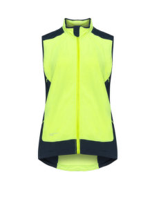 Studio Sleeveless jersey sports jacket Yellow / Dark-Blue