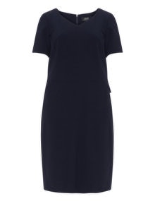 navabi V-neck midi dress Dark-Blue