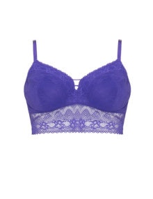 Ashley Graham Lace bralette Purple