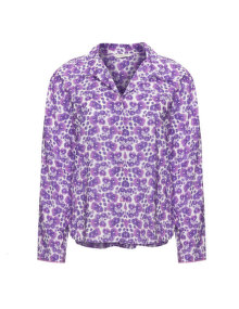 Cyberjammies Printed pyjama top White / Purple