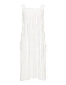 Alice und Jann Long lace trimmed night dress Cream