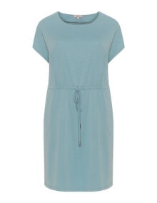 Amber and Vanilla Drawstring jersey dress  Smoky-Blue