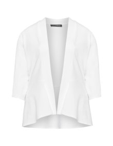 Doris Streich Open jersey jacket White