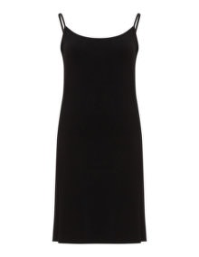 Peter Luft Jersey slip dress Black