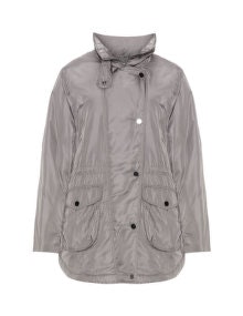 Doris Streich Hooded water proof jacket Taupe-Grey