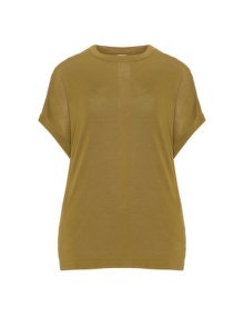 Amber and Vanilla Loose cotton pullover Green