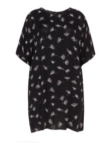 DNY Printed tunic Black / White