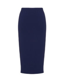 Peter Luft Midi jersey skirt Blue