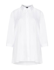 Persona Cropped sleeve shirt White