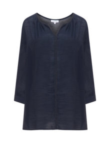 Zhenzi Decorative seams tunic  Dark-Blue