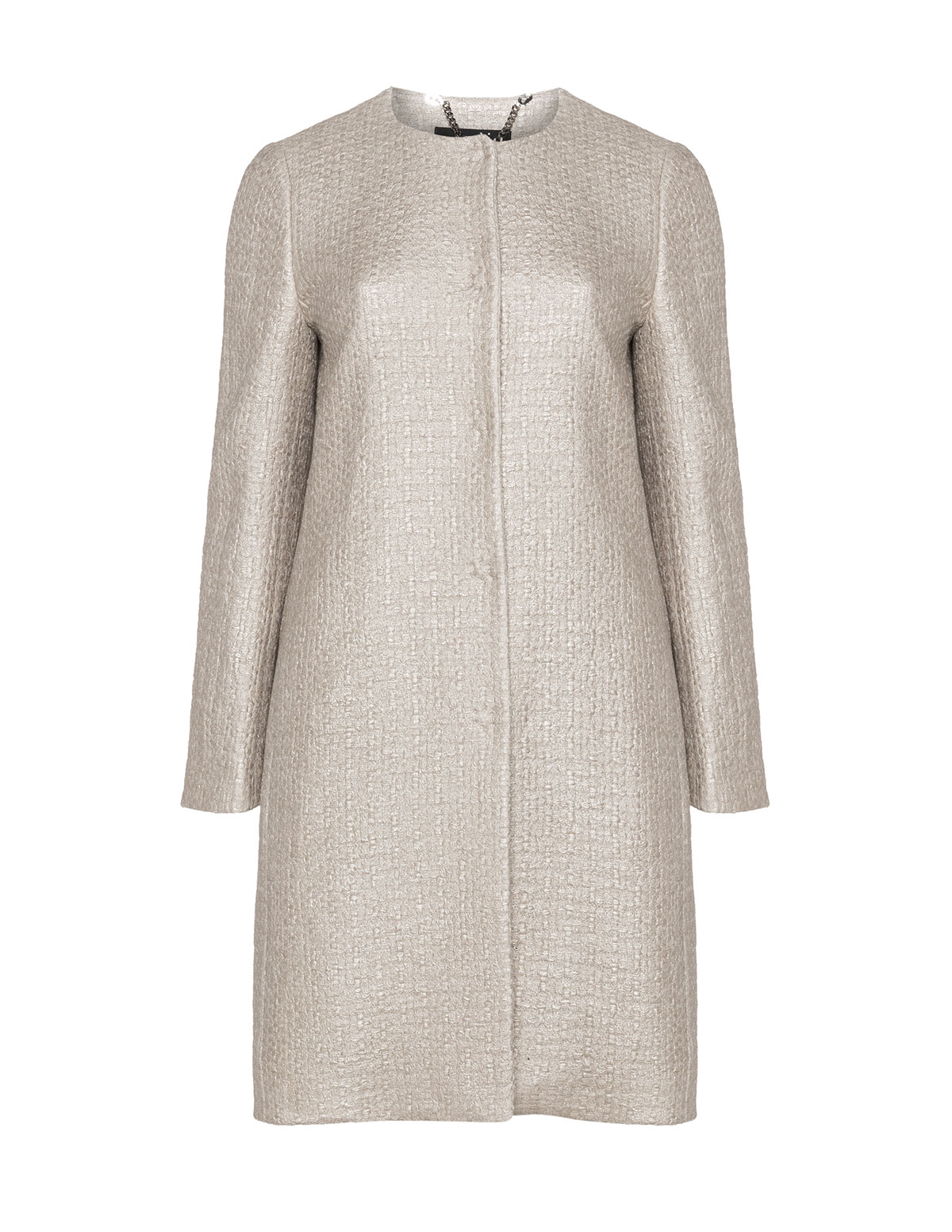 Glossy tweed coat by
navabi