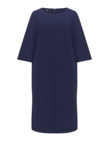 Mat Jersey midi dress  Dark-Blue