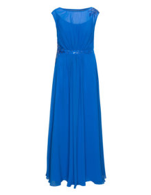 Weise Embellished evening dress Blue