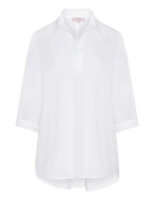 annalisa A-line cut top  White