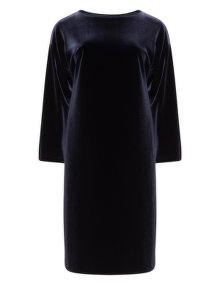 Marina Rinaldi Sport Velvet dress Dark-Blue