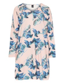 Adia Long floral top Pink / Blue