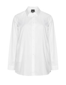 Persona Long sleeve cotton shirt White