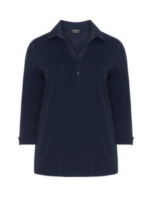 Via Appia Due Jersey polo shirt Dark-Blue