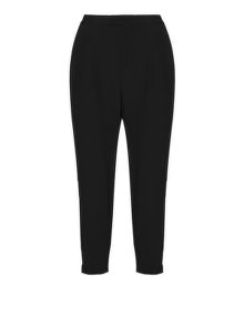 Zizzi Tapered cropped trousers Black