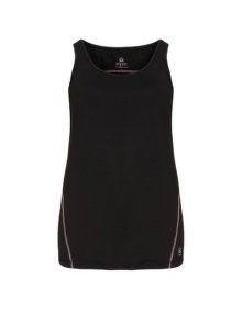 Zhenzi Contrasting seam sport top Black / Pink