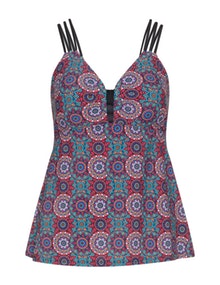 Cactus Printed tankini Red / Multicolour