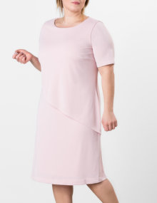 Baylis and May Crêpe midi dress Pink