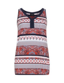 Zhenzi Printed sleeveless top  Pink / Multicolour