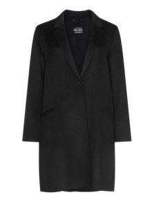 White Label Rofa Fashion Wool-blend coat  Black
