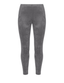 Manon Baptiste Shape Collection velour-look trousers Grey