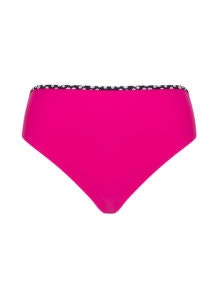 Simply Be Swim Spot trim bikini bottoms Pink