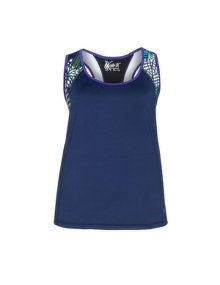 Katie K Racerback tank Dark-Blue / Purple