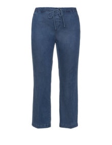 NYDJ Drawstring waist bootcut jeans  Blue