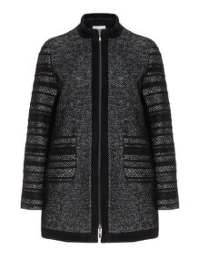 Civas Patterned wool jacket Black / White