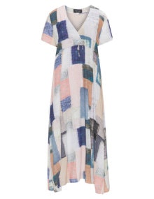 Vincenzo Allocca V-neck printed maxi dress  Multicolour