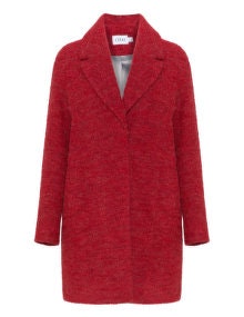 Civas Bouclé wool coat Red