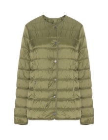 Samoon Quilted jacket Green