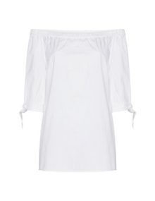 LOST INK Off-the-shoulder blouse White