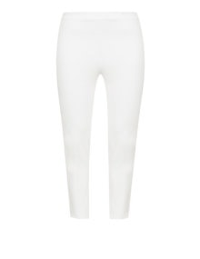Live Unlimited London 7/8 length cotton-blend trousers  White