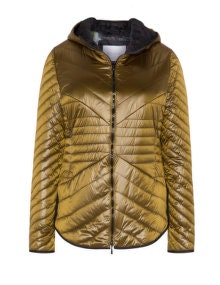 Lower Eastside Hooded quilted jacket  Yellow / Black