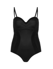 Robyn Lawley Padded cup swimsuit Black / Black