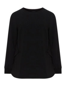 Yoona Cotton jersey top Black