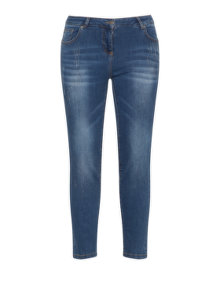 Chalou Embellished skinny jeans  Blue