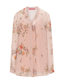 Marina Rinaldi Sport Floral chiffon blouse Pink / Multicolour