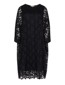 Jean Marc Philippe Oversized lace dress  Black